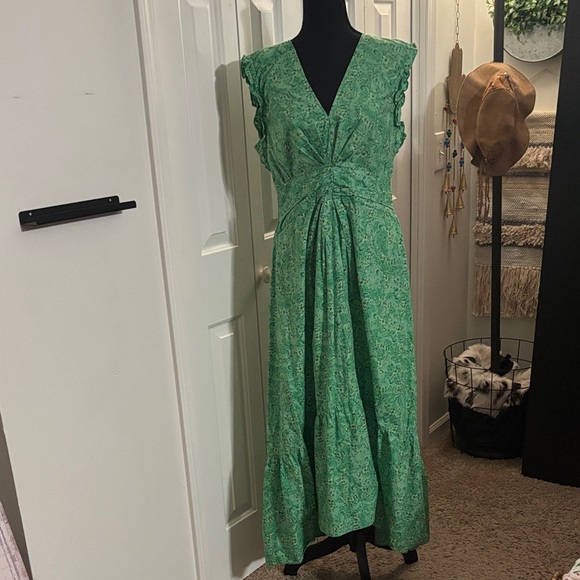 10 Crosby Derek Lam Dresses & Skirts - 10 Crosby Derek Lam Green Maxi Dress